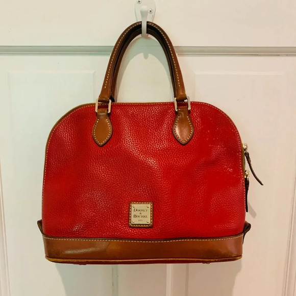 Dooney & Bourke Pebble Grain Zip Zip Satchel - Picture 1 of 16